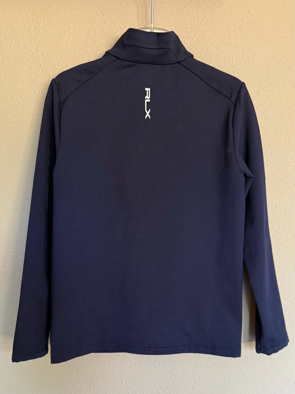EUC Pebble Beach Ralph Lauren Youth 1/4 Zip | Navy, White Stitching | Size T7